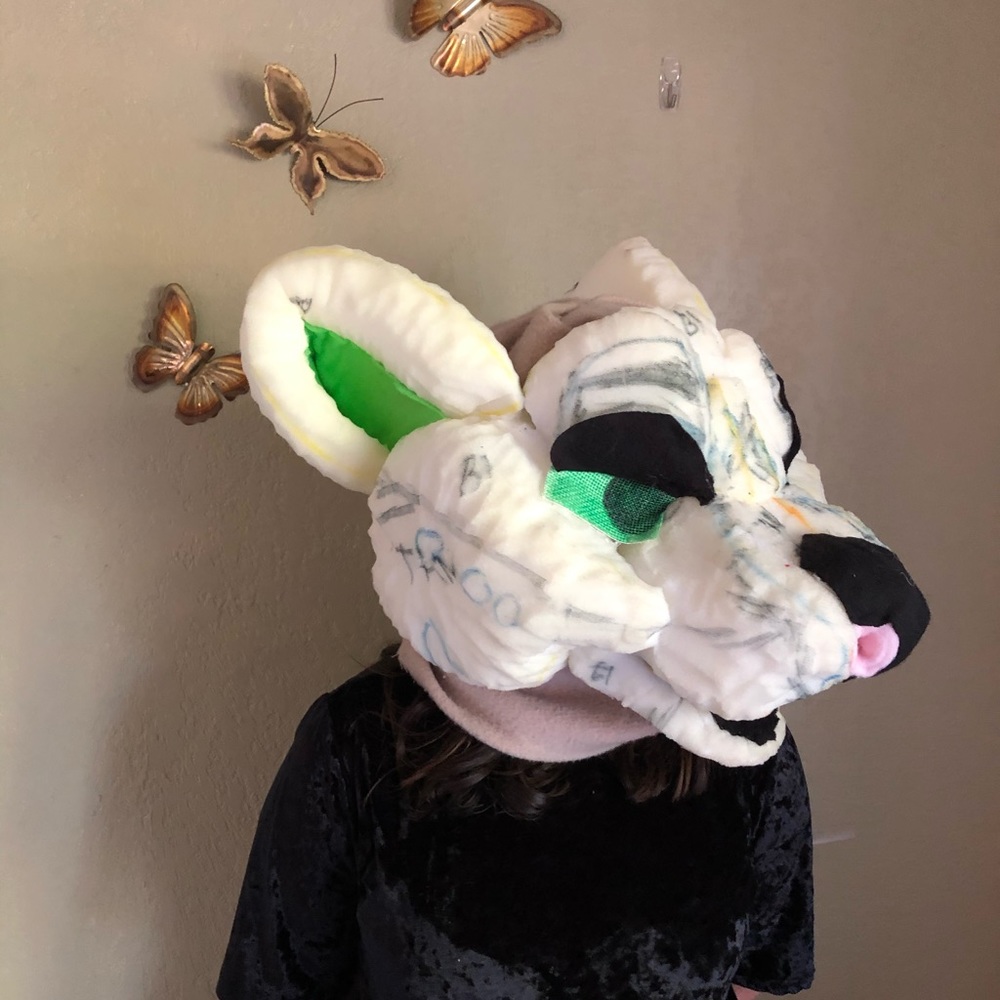 Furry Fur suit Head Base - Picture 3 of 10